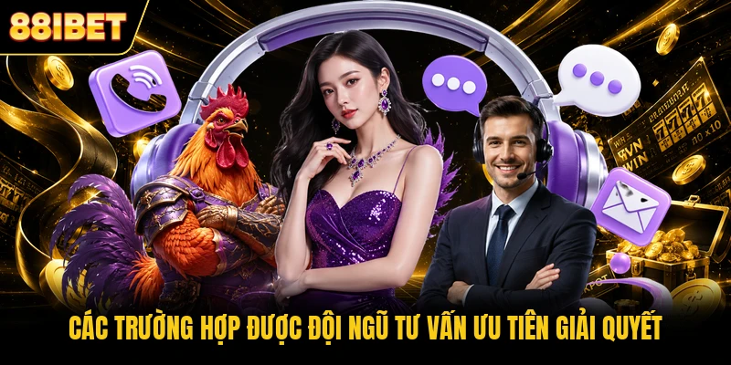 Các trường hợp được đội ngũ tư vấn ưu tiên giải quyết